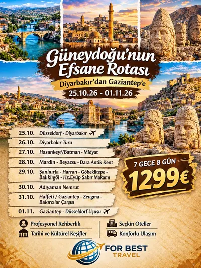 Güneydoğu'nun Efsane Rotası afişi, Düsseldorf kalkışlı