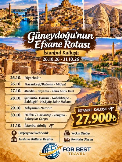 Güneydoğu'nun Efsane Rotası afişi, İstanbul kalkışlı
